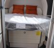 luxe bed in camper