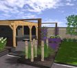 Tuininspiratie ontwerp tuin in 3d