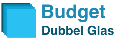 Logo budget dubbel glas Groningen